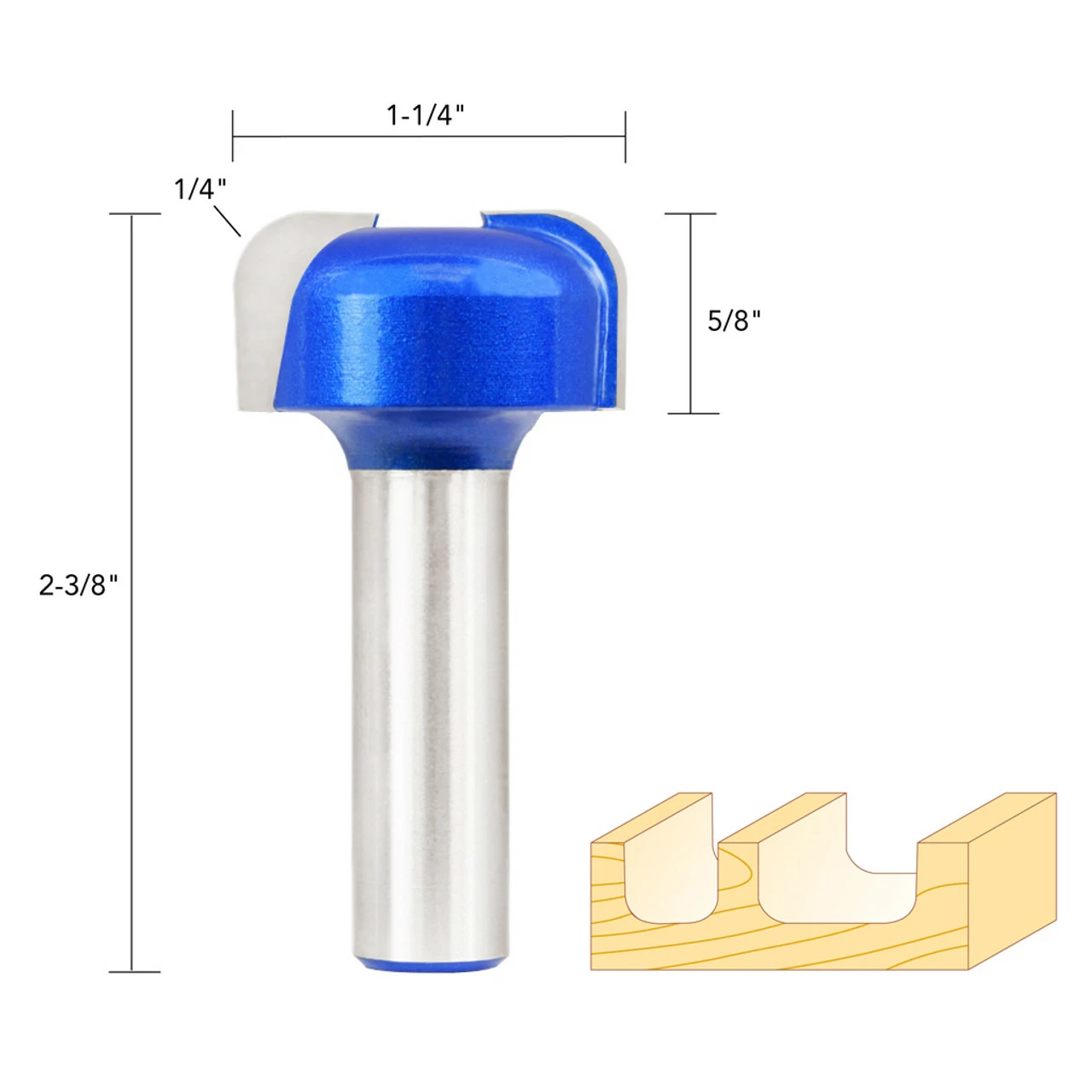 Buy π 1 1/4IN. DISH CARVING BIT 1/2IN. SHANK π― 6 Buy π 1 1/4IN. DISH CARVING BIT 1/2IN. SHANK π― - Image 5