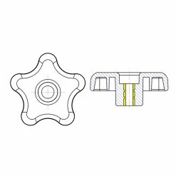 Cheap π― KNOB 5 PRONG 5/16IN. X 18 TPI π 9 Cheap π― KNOB 5 PRONG 5/16IN. X 18 TPI π -Cheap Hand-Tools Store B3940 3 04406.1584611672