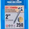 Best deal ❤️ POCKET SCREWS 2IN. NO. 8 CRSE W/H 250CT KREG 🔔 -Cheap Hand-Tools Store SMLC2250 42573.1637348377
