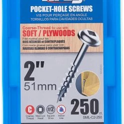 Best deal ❤️ POCKET SCREWS 2IN. NO. 8 CRSE W/H 250CT KREG 🔔